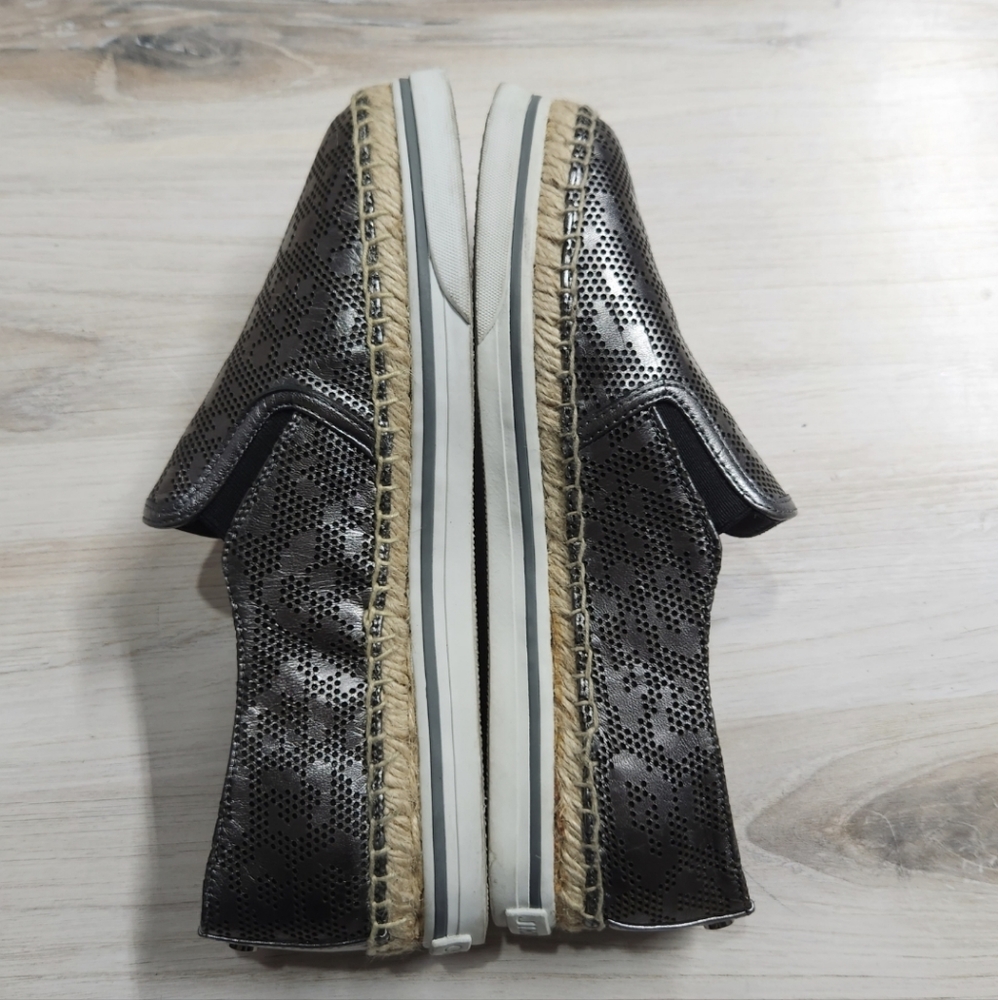 Jimmy Choo Dawn Lasered Leopard-Print Espadrilles - Picture 5 of 10